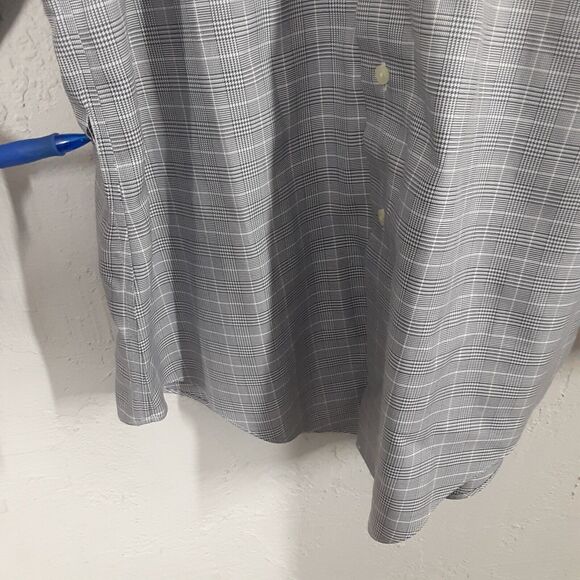 Brooks Brothers MAKERS 1818 Adult Mens Large Gray Long Sleeve Button Up Shirt - Picture 6 of 11